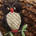 Cocoa Owl Slouchy Hand Croc..